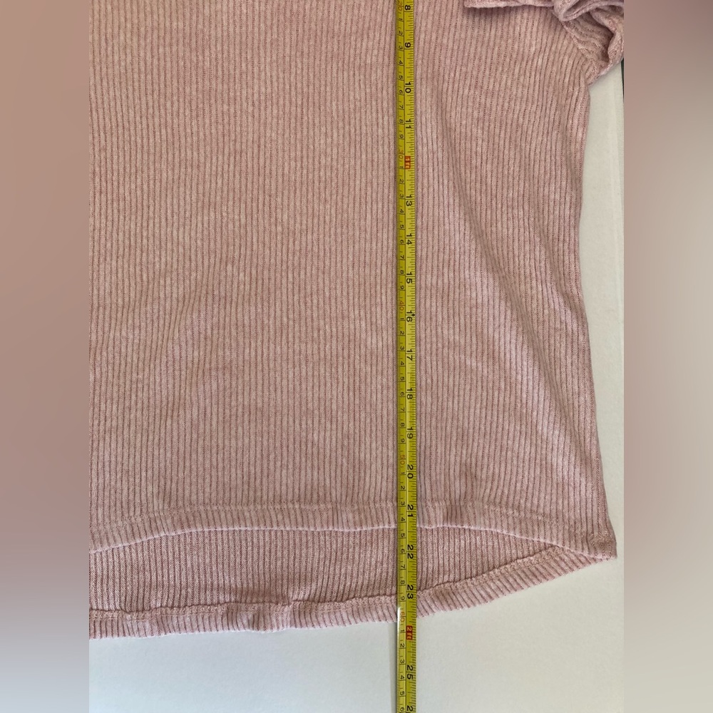 Planet Gold | NWT Women’s Super Soft Ribbed Long Sleeve Top - Picture 6 of 6